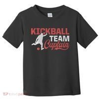 Kickball Team Captain Kickball Player Kickballer Coach Toddler T-Shirt thumb 0