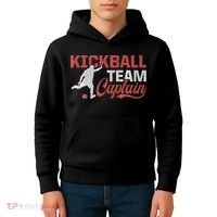 Kickball Team Captain Kickball Player Kickballer Coach Kids Hoodie thumb 4