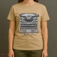 Keys To Creation Classic Typewriter Inspiration T-Shirt thumb 4