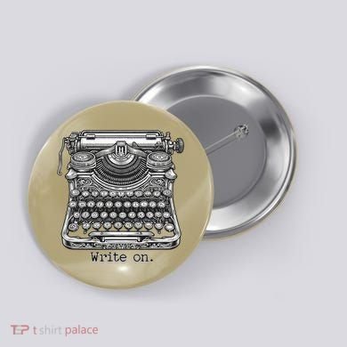 Keys To Creation Classic Typewriter Inspiration Button