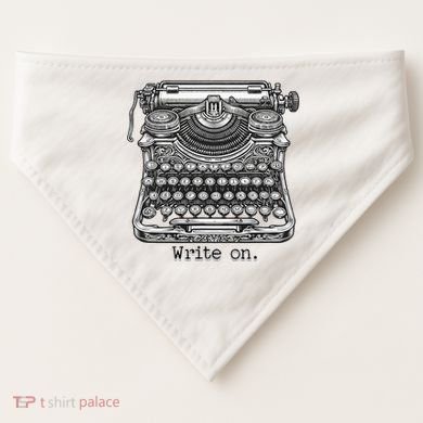 Keys To Creation Classic Typewriter Inspiration USA-Made Doggie Bandana