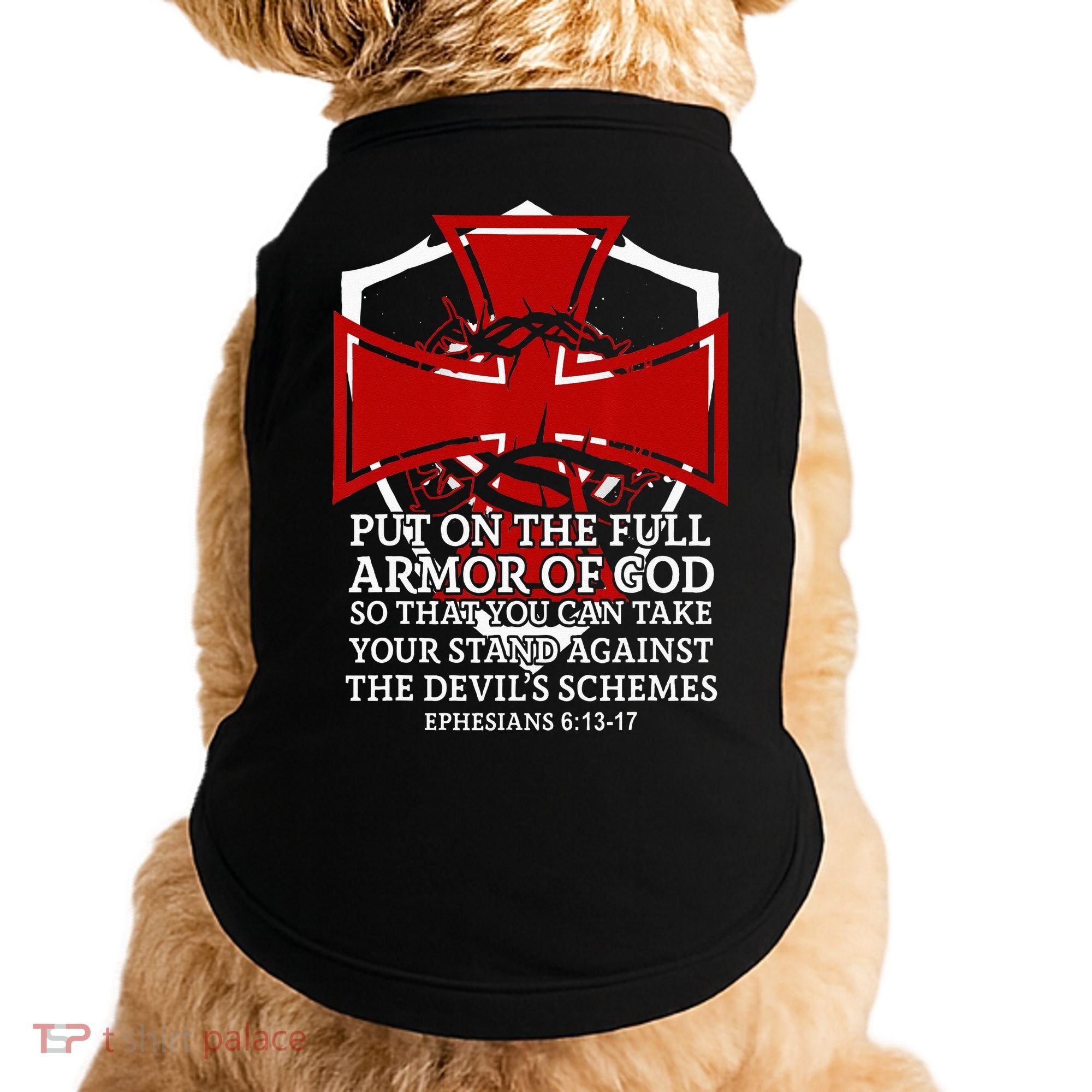 Knight Templar Christian Armor Of God Doggie Tank