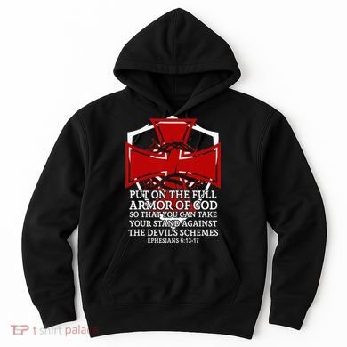 Knight Templar Christian Armor Of God Hoodie
