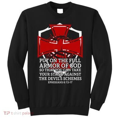 Knight Templar Christian Armor Of God Sweatshirt