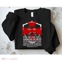 Knight Templar Christian Armor Of God Sweatshirt thumb 2