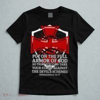 Knight Templar Christian Armor Of God T-Shirt thumb 5