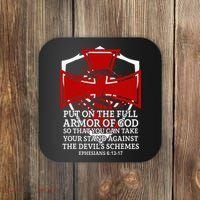 Knight Templar Christian Armor Of God Coaster thumb 0