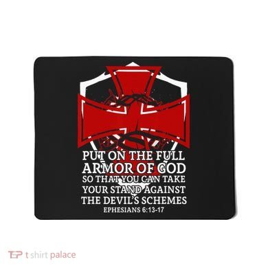 Knight Templar Christian Armor Of God Mousepad