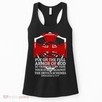 Knight Templar Christian Armor Of God Women's Tank Top thumb 0