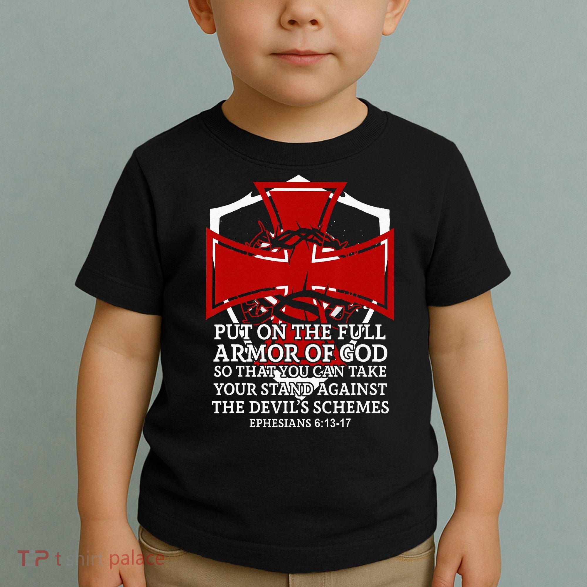 Knight Templar Christian Armor Of God Toddler T-Shirt