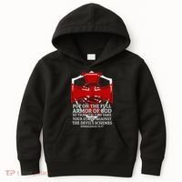 Knight Templar Christian Armor Of God Kids Hoodie thumb 0