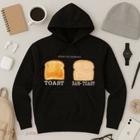 Know The Difference Toast Raw Toast Hoodie thumb 3