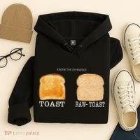 Know The Difference Toast Raw Toast Hoodie thumb 4