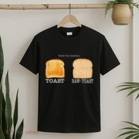 Know The Difference Toast Raw Toast T-Shirt thumb 2