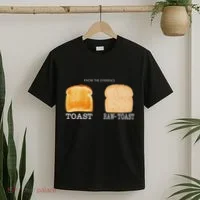 Know The Difference Toast Raw Toast T-Shirt thumb 2