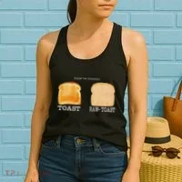 Know The Difference Toast Raw Toast Women's Tank Top thumb 2