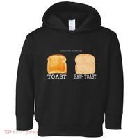 Know The Difference Toast Raw Toast Toddler Hoodie thumb 0