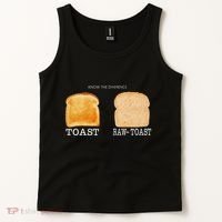 Know The Difference Toast Raw Toast Tank Top thumb 2