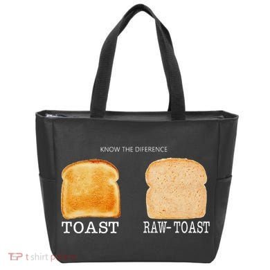 Know The Difference Toast Raw Toast Tote Bag