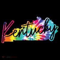 Kentucky Tie Dye State Map Pride Hippie Vintage Retro T-Shirt thumb 7