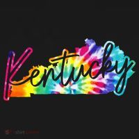 Kentucky Tie Dye State Map Pride Hippie Vintage Retro T-Shirt thumb 7