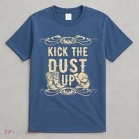 Kick The Dust Up Shirt Country Vintage Tee For Dancers T-Shirt thumb 4