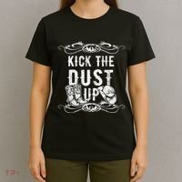 Kick The Dust Up Country Vintage For Line Dance Dancers T-Shirt thumb 4