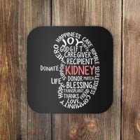 Kidney Transplant Donor Donate Surgery Recovery Coaster thumb 0