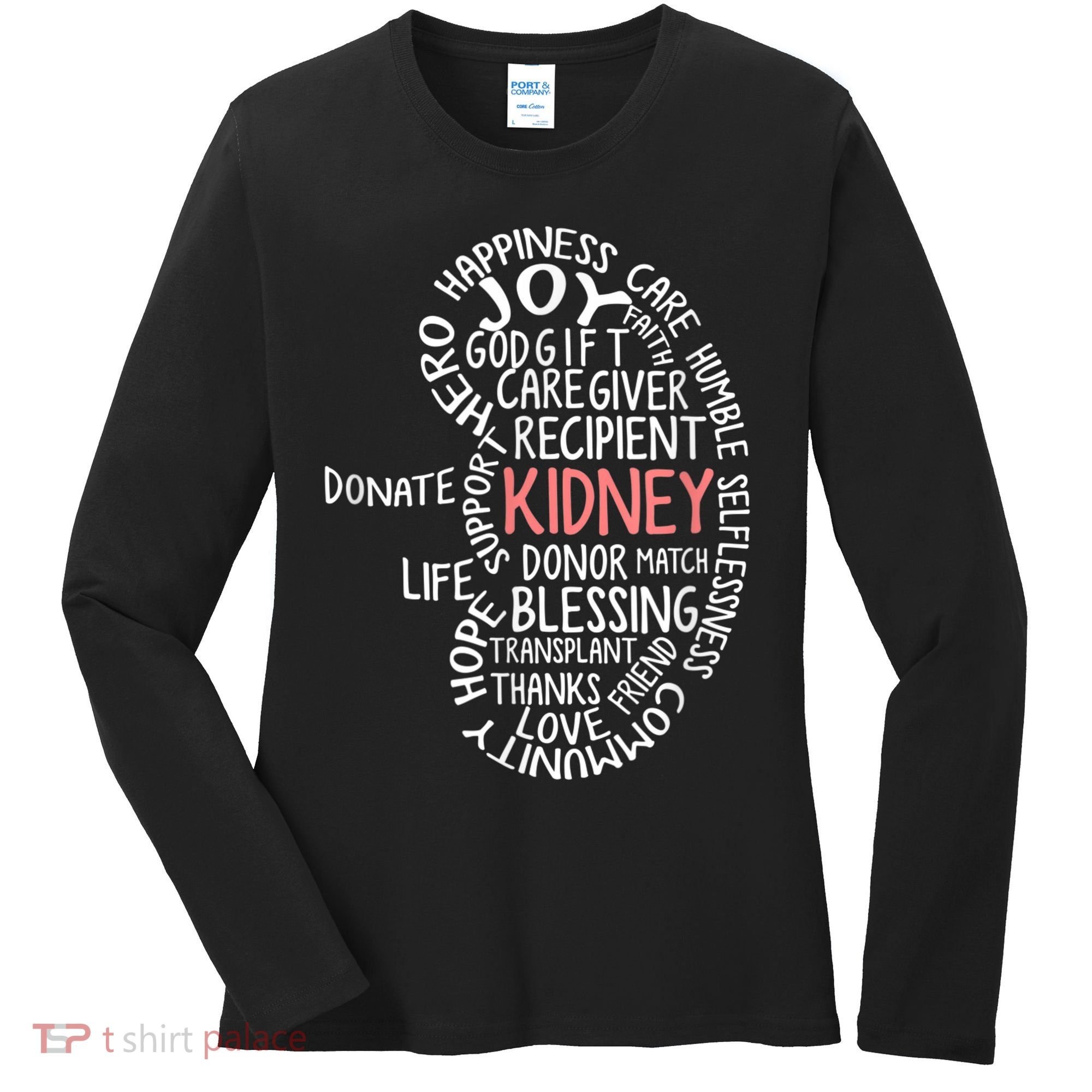 Kidney Transplant Donor Donate Surgery Recovery Women's Long Sleeve Shirt