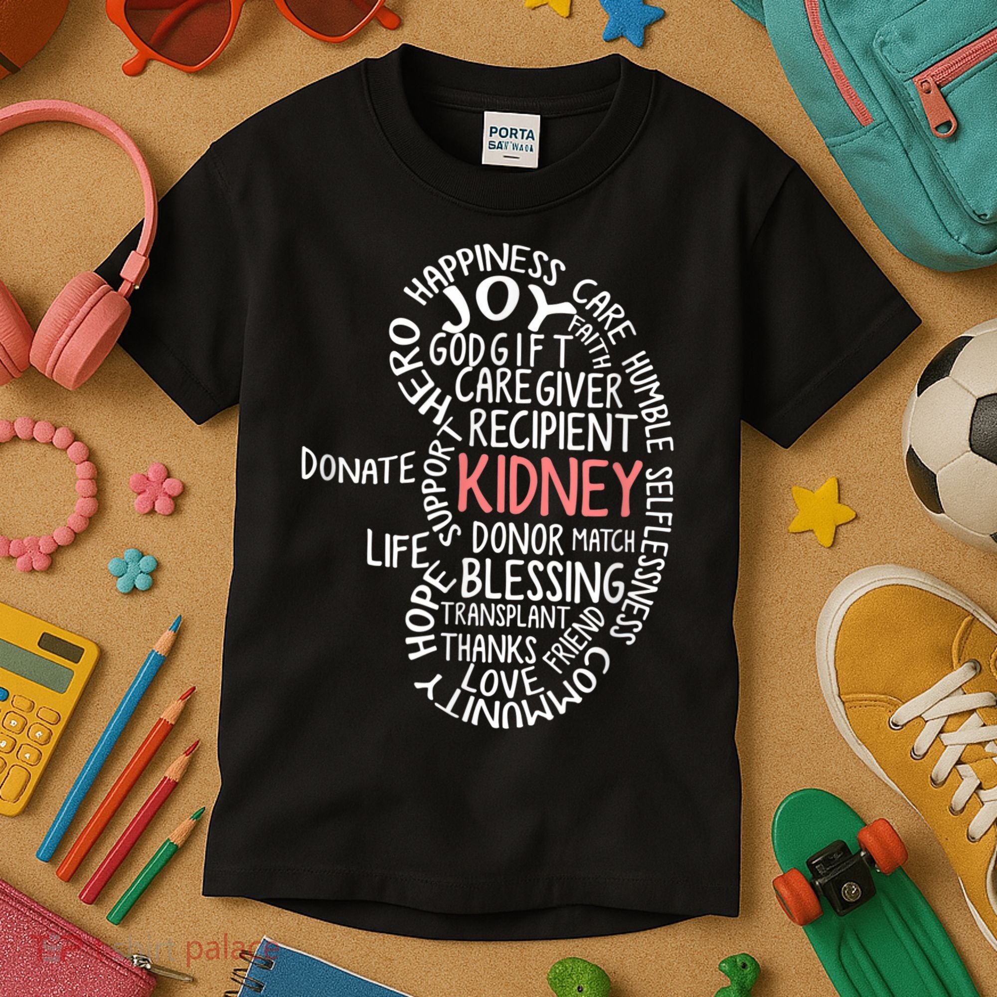 Kidney Transplant Donor Donate Surgery Recovery Kids T-Shirt