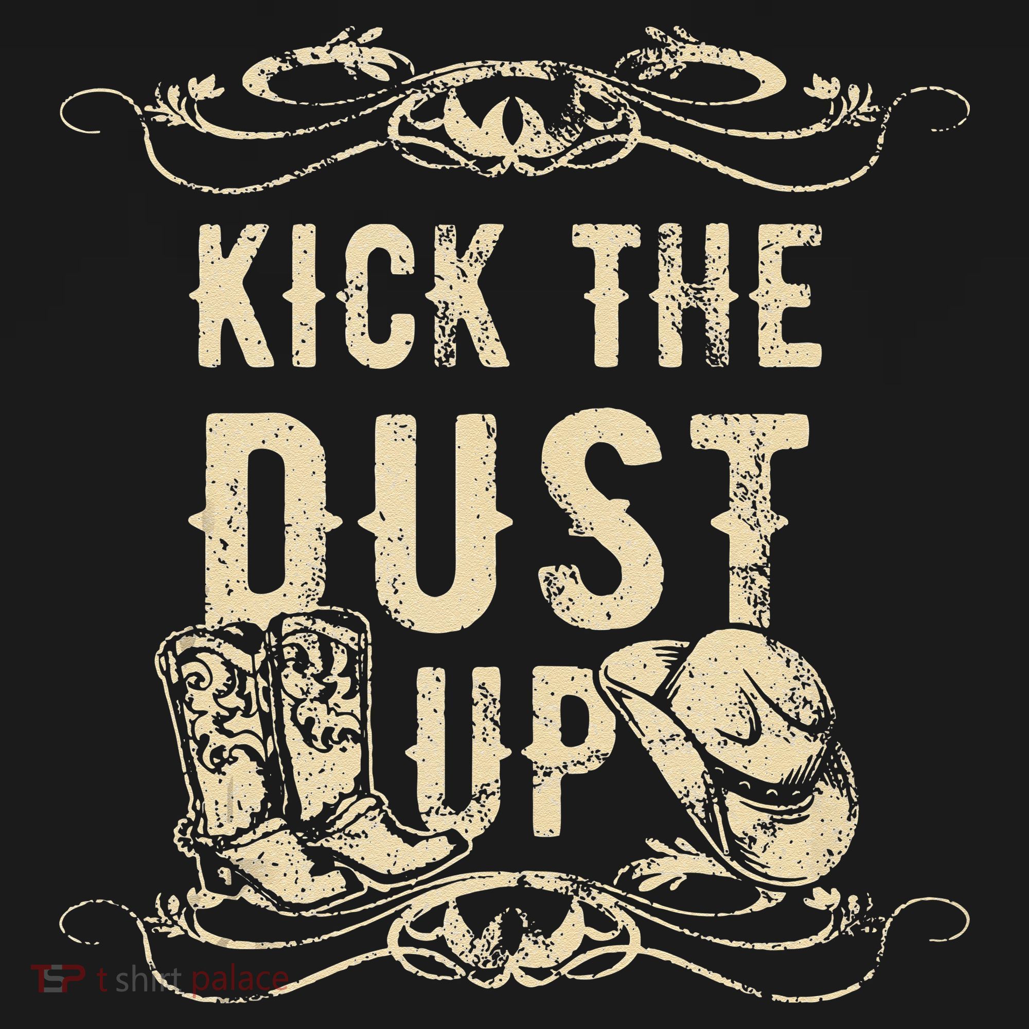 Kick The Dust Up Cowboy Cowgirl Western Women's Hoodie