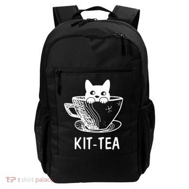 Kit Tea Funny Cat Lover Backpack
