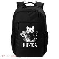 Kit Tea Funny Cat Lover Backpack thumb 0