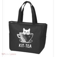 Kit Tea Funny Cat Lover Tote Bag thumb 3