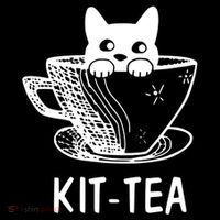 Kit Tea Funny Cat Lover Tote Bag thumb 4