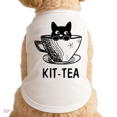 Kit Tea Funny Cat Lover Doggie Tank