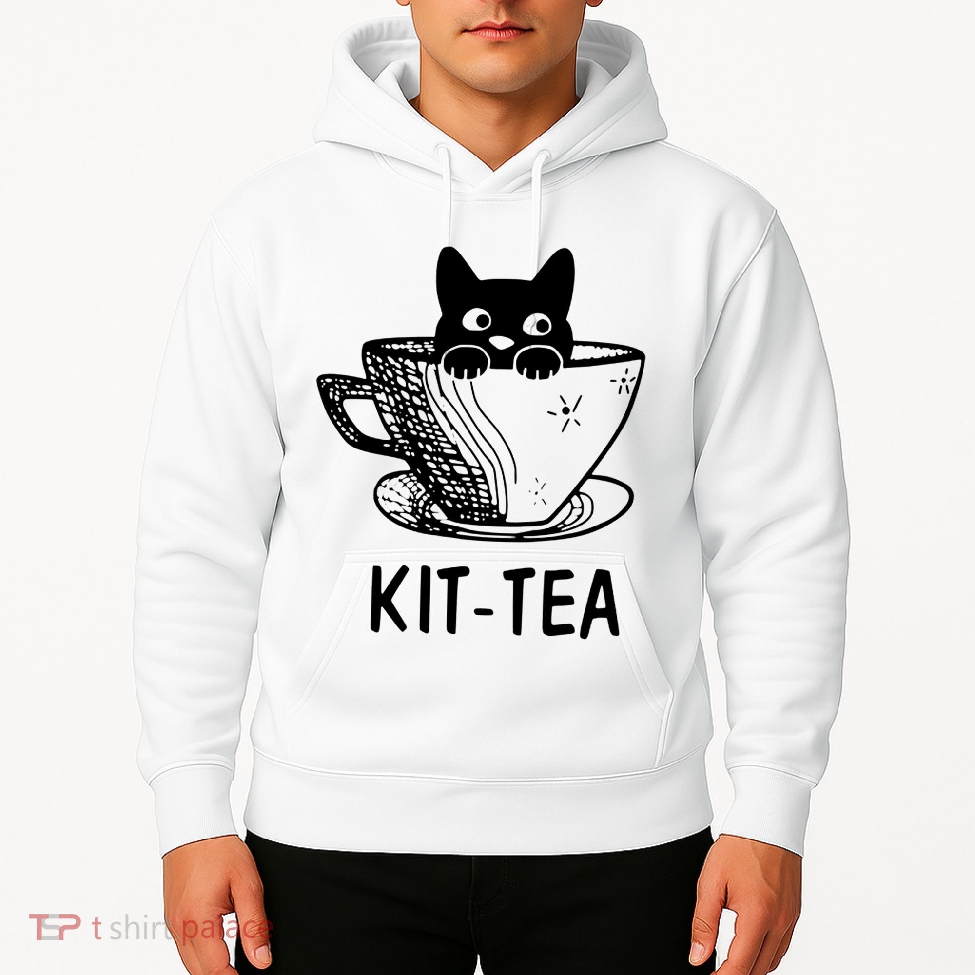 Kit Tea Funny Cat Lover Hoodie