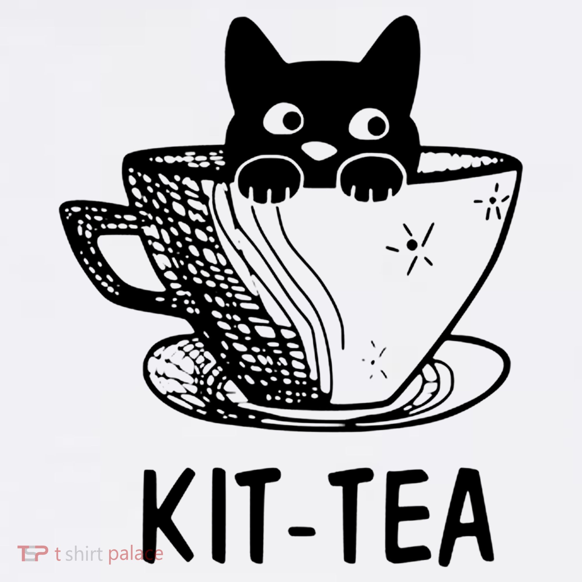 Kit Tea Funny Cat Lover Long Sleeve Shirt