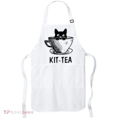 Kit Tea Funny Cat Lover Apron