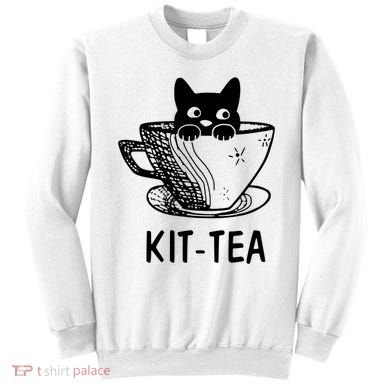 Kit Tea Funny Cat Lover Sweatshirt