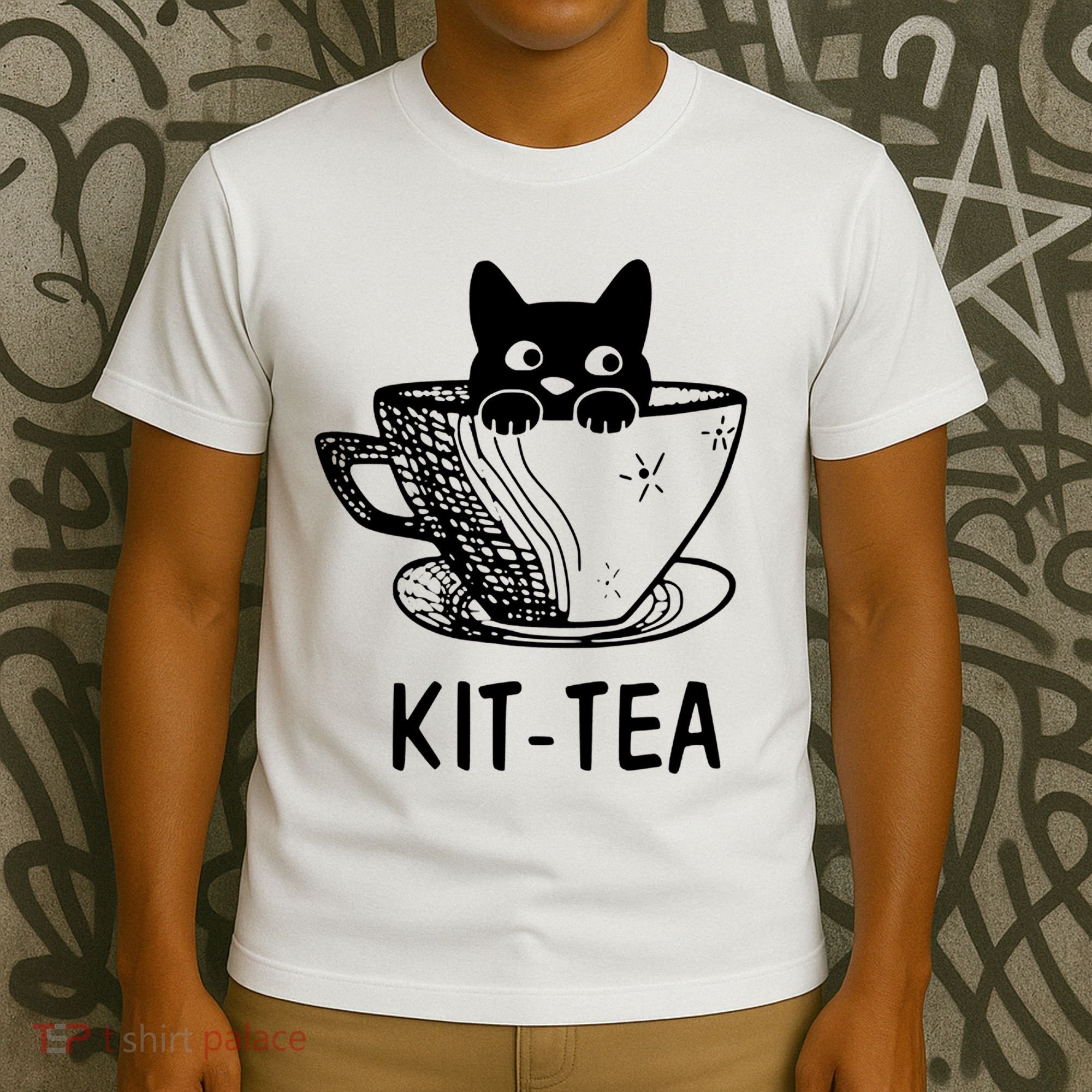 Kit Tea Funny Cat Lover T-Shirt