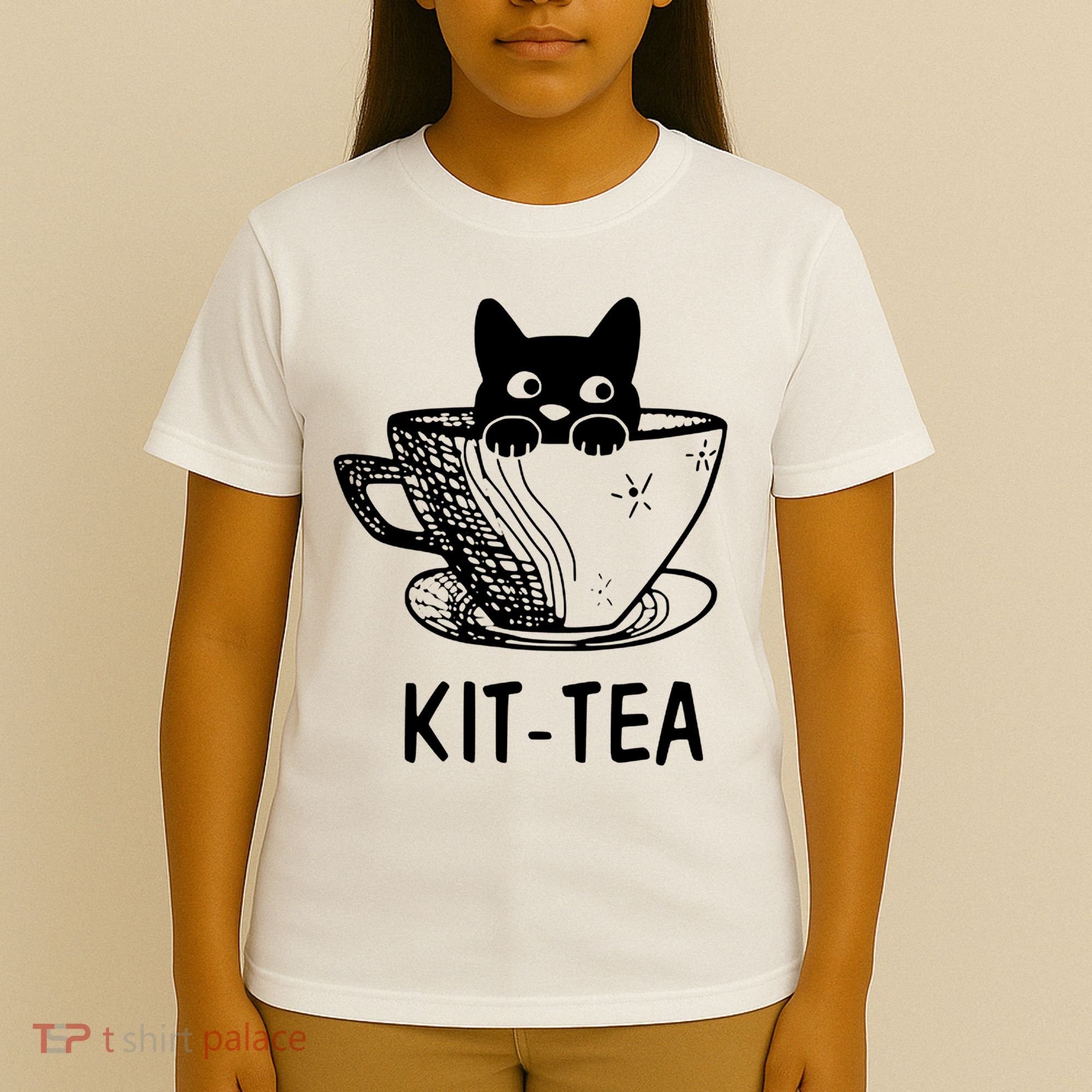 Kit Tea Funny Cat Lover T-Shirt