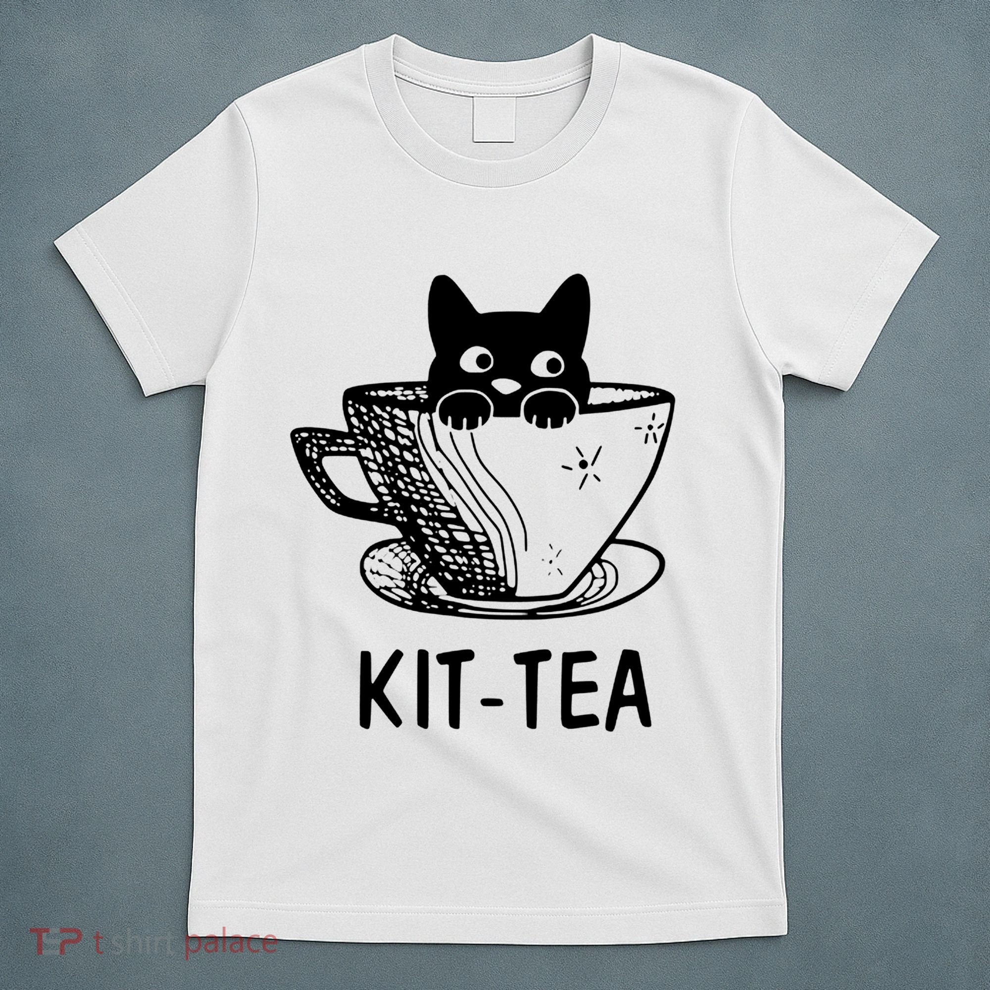 Kit Tea Funny Cat Lover T-Shirt