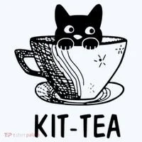 Kit Tea Funny Cat Lover Bucket Hat thumb 4