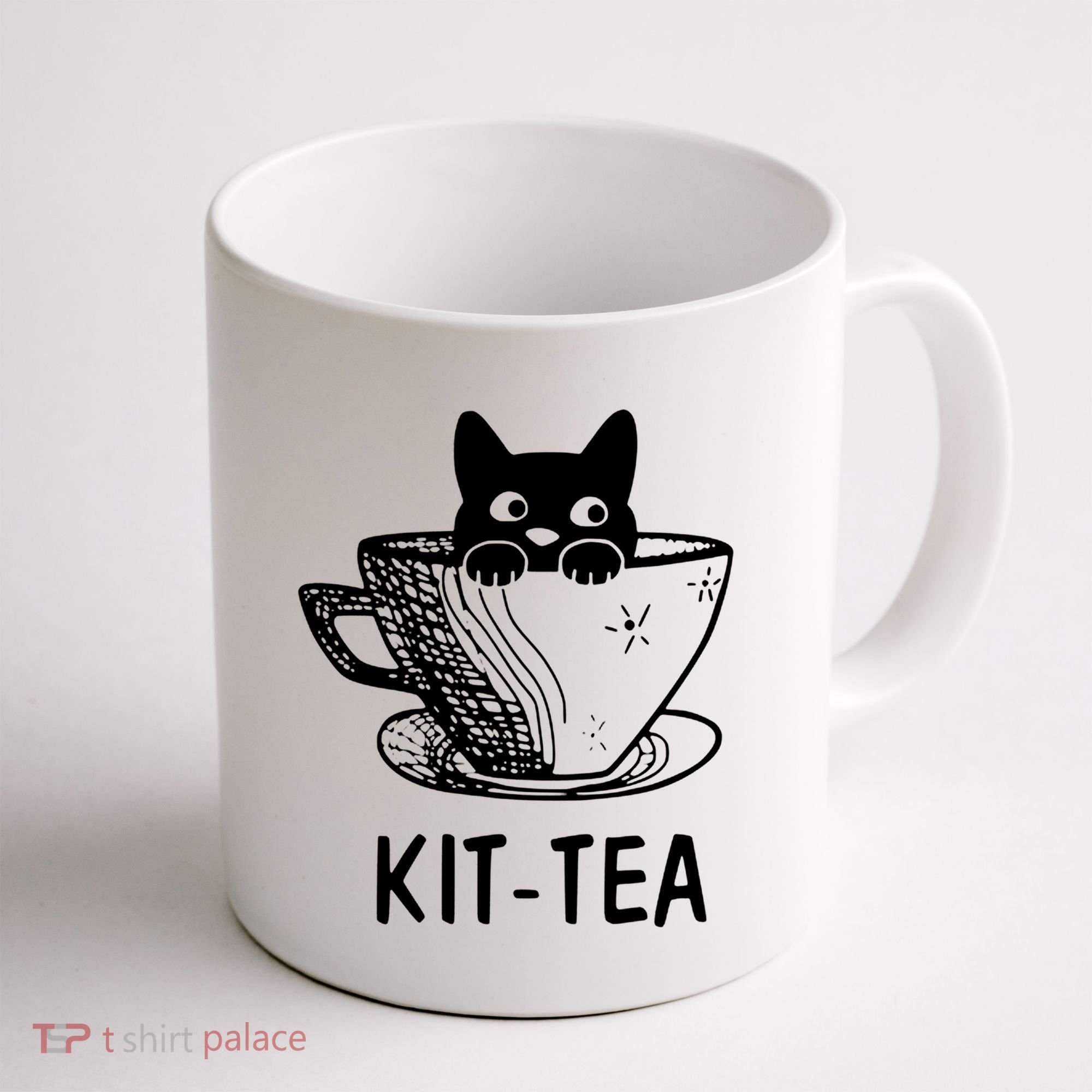 Kit Tea Funny Cat Lover Coffee Mug