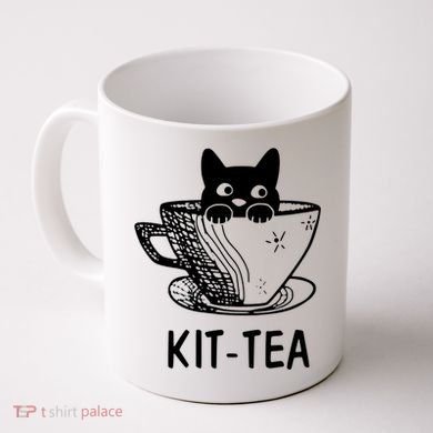 Kit Tea Funny Cat Lover Coffee Mug