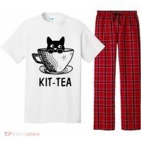 Kit Tea Funny Cat Lover Pajama Set thumb 0