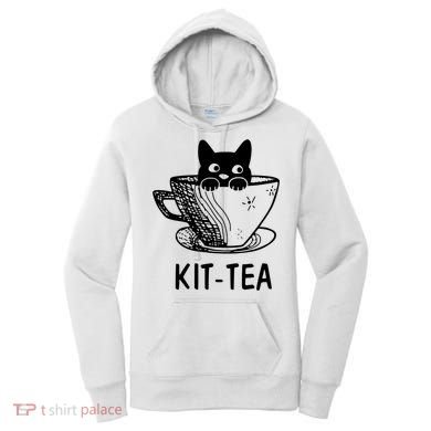 Kit Tea Funny Cat Lover Women's Hoodie