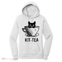 Kit Tea Funny Cat Lover Women's Hoodie thumb 0
