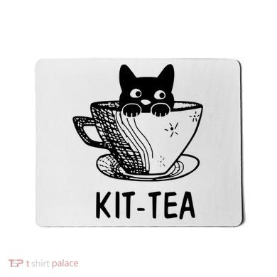 Kit Tea Funny Cat Lover Mousepad